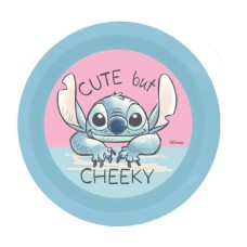 Disney Lilo in Stitch Predrzni plastični krožnik za večerjo Disney Lilo in Stitch Predrzni plastični krožnik za večerjo