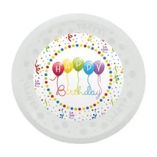 Happy Birthday Little Princess, mikro premium, 21 cm plastični krožnik Happy Birthday Little Princess, mikro premium, 21 cm plastični krožnik
