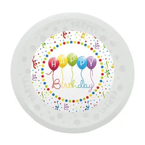Happy Birthday Little Princess, mikro premium, 21 cm plastični krožnik Happy Birthday Little Princess, mikro premium, 21 cm plastični krožnik