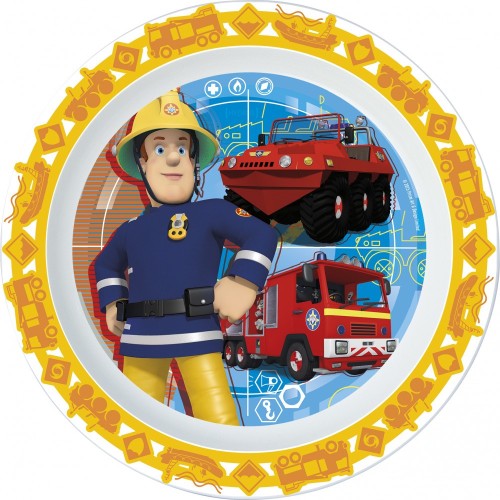 Fireman Sam mikro krožnik za večerjo Fireman Sam mikro krožnik za večerjo