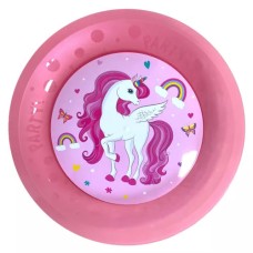 Unicorn Rainbow Colors, 21 cm komplet 4 mikro krožnikov iz plastike Unicorn Rainbow Colors, 21 cm komplet 4 mikro krožnikov iz plastike