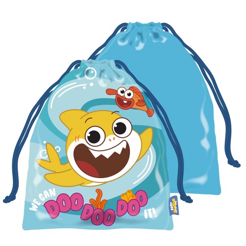 Baby Shark Doo It vrečka za malico 26,5 cm Baby Shark Doo It vrečka za malico 26,5 cm