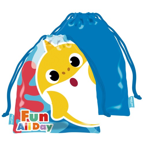 Baby Shark Fun vrečka za malico 26,5 cm Baby Shark Fun vrečka za malico 26,5 cm