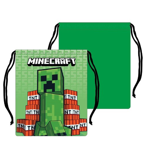 Minecraft Blocky Boom vrečka za malico 26,5 cm Minecraft Blocky Boom vrečka za malico 26,5 cm