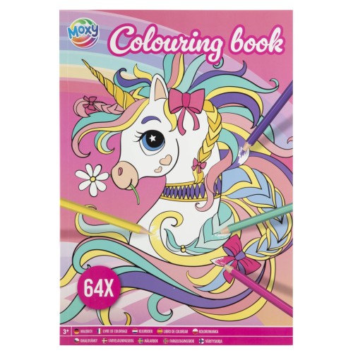 Unicorn Moxy 64-stranska pobarvanka