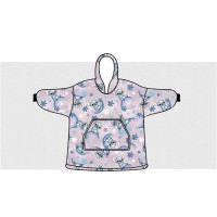 Disney Lilo in Stitch Sanjska plišasta flis odeja, pončo 7-14 let