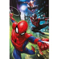 Odeja iz flisa Spiderman Trie Guardians 100x150 cm