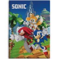 Odeja iz flisa Sonic the Hedgehog Speedy Dreams 100x140cm