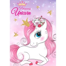 Odeja iz flisa Unicorn Princess 100x140 cm Odeja iz flisa Unicorn Princess 100x140 cm