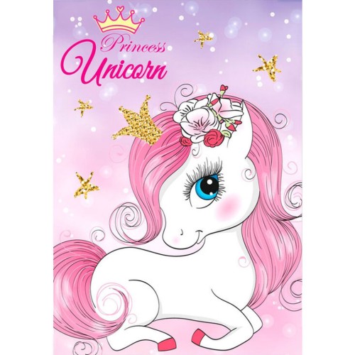 Odeja iz flisa Unicorn Princess 100x140 cm