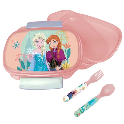 Škatla za malico Frozen Together + komplet jedilnega pribora Škatla za malico Frozen Together + komplet jedilnega pribora