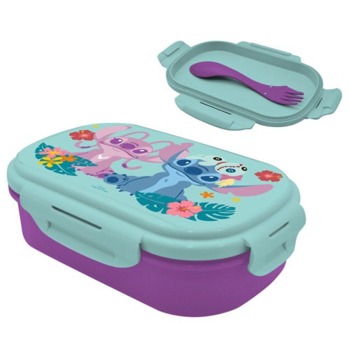 Škatla za malico Disney Lilo and Stitch Island + komplet jedilnega pribora Škatla za malico Disney Lilo and Stitch Island + komplet jedilnega pribora