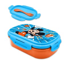 Škatla za malico Mickey Mouse Go + komplet jedilnega pribora Škatla za malico Mickey Mouse Go + komplet jedilnega pribora