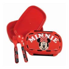 Škatla za malico Minnie Mouse Surf + komplet jedilnega pribora Škatla za malico Minnie Mouse Surf + komplet jedilnega pribora