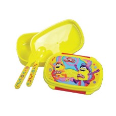 Škatla za malico Play-Doh Happy + komplet jedilnega pribora
