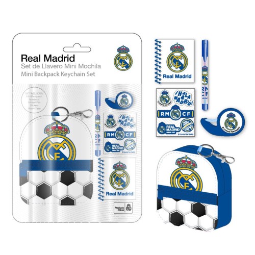 Obesek za ključe Real Madrid CF z mini torbico komplet