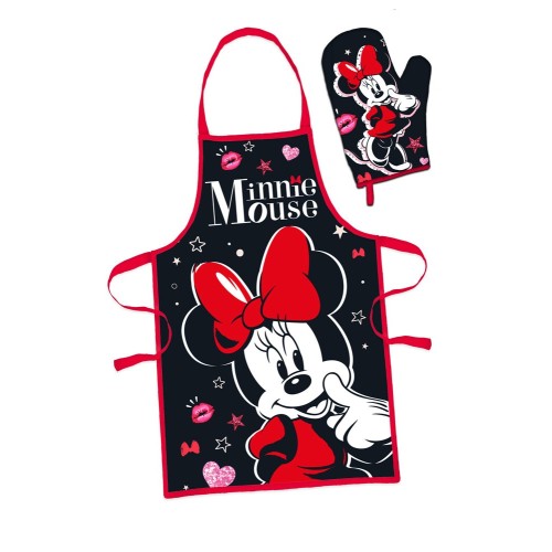 Otroški predpasnik Minnie Mouse Smooch 2-delni komplet