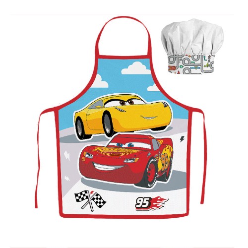 Otroški predpasnik Disney Cars Cruz Ramirez, 2-delni komplet Otroški predpasnik Disney Cars Cruz Ramirez, 2-delni komplet