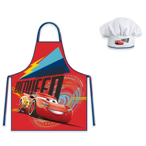Otroški predpasnik Disney Cars Lightning, 2-delni komplet Otroški predpasnik Disney Cars Lightning, 2-delni komplet