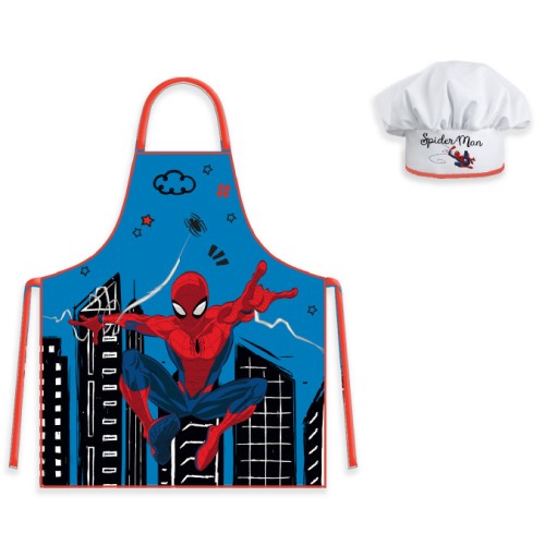 Otroški predpasnik Spiderman City, 2-delni komplet