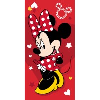 Kopalna brisača Minnie Mouse Pretty in Red 70x140cm Kopalna brisača Minnie Mouse Pretty in Red 70x140cm