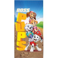 Kopalna brisača Paw Patrol Boss Pups 70x140cm
