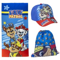 Kopalna brisača Paw Patrol Buddies + športna torba + kapa komplet