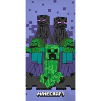 Kopalna brisača Minecraft vijolična70x140 cm