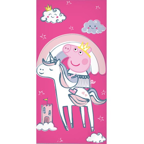 Kopalna brisača Peppa Pig Unicorn 70x140cm Kopalna brisača Peppa Pig Unicorn 70x140cm