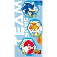 Kopalna brisača Sonic the Hedgehog Team 70x140cm Kopalna brisača Sonic the Hedgehog Team 70x140cm