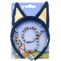 Bluey Ears komplet nakita in naglavnega traku Bluey Ears komplet nakita in naglavnega traku