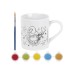 Porcelanasta skodelica Grinch Dr. Seuss za barvanje 235 ml v darilni škatli Porcelanasta skodelica Grinch Dr. Seuss za barvanje 235 ml v darilni škatli