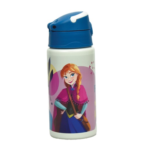Frozen Together aluminijasta steklenica s kavljem 500 ml Frozen Together aluminijasta steklenica s kavljem 500 ml