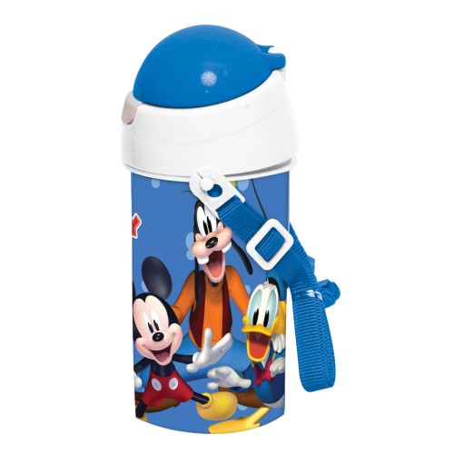 Mickey Mouse Blue steklenica, športna steklenica 500 ml Mickey Mouse Blue steklenica, športna steklenica 500 ml