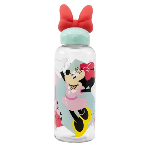 Minnie Mouse Being More 3D figurica plastična steklenica za vodo 560 ml Minnie Mouse Being More 3D figurica plastična steklenica za vodo 560 ml