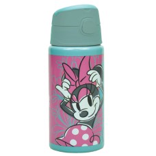 Minnie Mouse Draft aluminijasta steklenica s kavljem 500 ml Minnie Mouse Draft aluminijasta steklenica s kavljem 500 ml