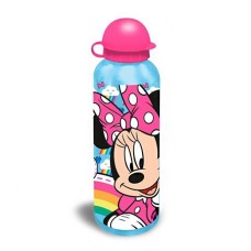 Minnie Mouse Rainbow Aluminijasta steklenica 500 ml Minnie Mouse Rainbow Aluminijasta steklenica 500 ml
