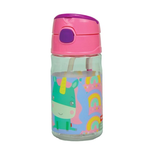 Fisher-Price Animals plastična steklenička z obešalnikom 350 ml
