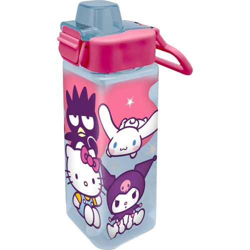 Hello Kitty Friends 500 ml kvadratna plastična steklenica 