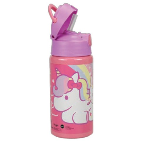 Hello Kitty Unicorn z obešalnikom 500 ml aluminijasta steklenica