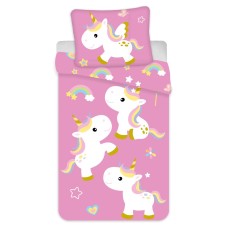 Posteljnina Unicorn Zabava 135x200 cm, 80x80 cm Posteljnina Unicorn Zabava 135x200 cm, 80x80 cm