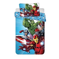Otroška mala posteljnina Avengers svetlo moder 100×135 cm, 40×60 cm Otroška mala posteljnina Avengers svetlo moder 100×135 cm, 40×60 cm