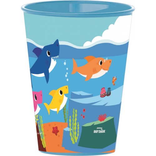 Baby Shark, 260 ml plastičen lonček Baby Shark, 260 ml plastičen lonček