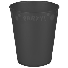 Party Black Črn mikro premium plastični lonček 250 ml