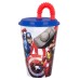 Avengers Rolling Thunder, lonček s slamico plastičen 430 ml Avengers Rolling Thunder, lonček s slamico plastičen 430 ml