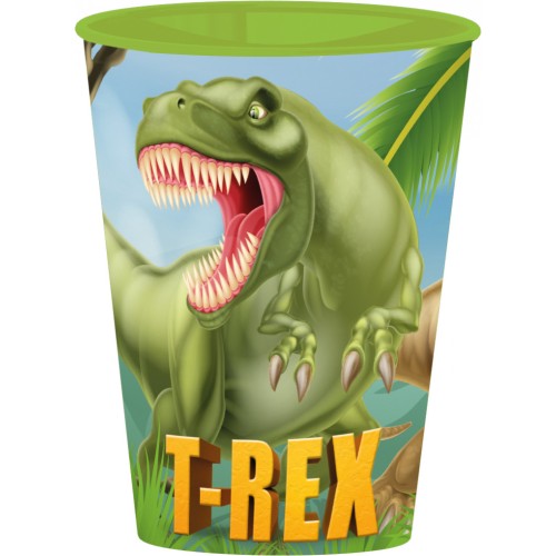 Dinosaur T-Rex, 260 ml plastičen lonček 