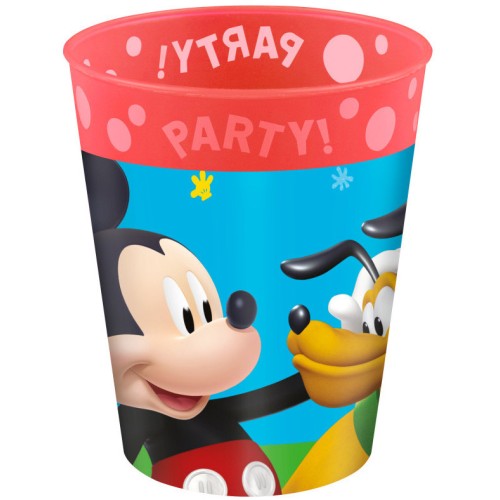 Mickey Mouse Rock the House mikro premium plastični set 4 kosov 250 ml