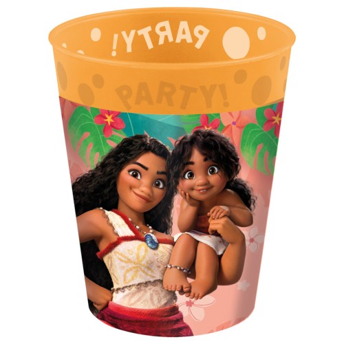 Disney Vaiana Sailing Spirit mikro premium set plastičnih kozarcev 4 kosi 250 ml Disney Vaiana Sailing Spirit mikro premium set plastičnih kozarcev 4 kosi 250 ml