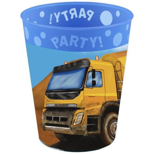 Construction Grabber, 250 ml komplet 4 mikro premium plastičnih kozarcev Construction Grabber, 250 ml komplet 4 mikro premium plastičnih kozarcev
