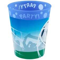 Football mikro premium plastični lončki, komplet 4 kosov, 250 ml